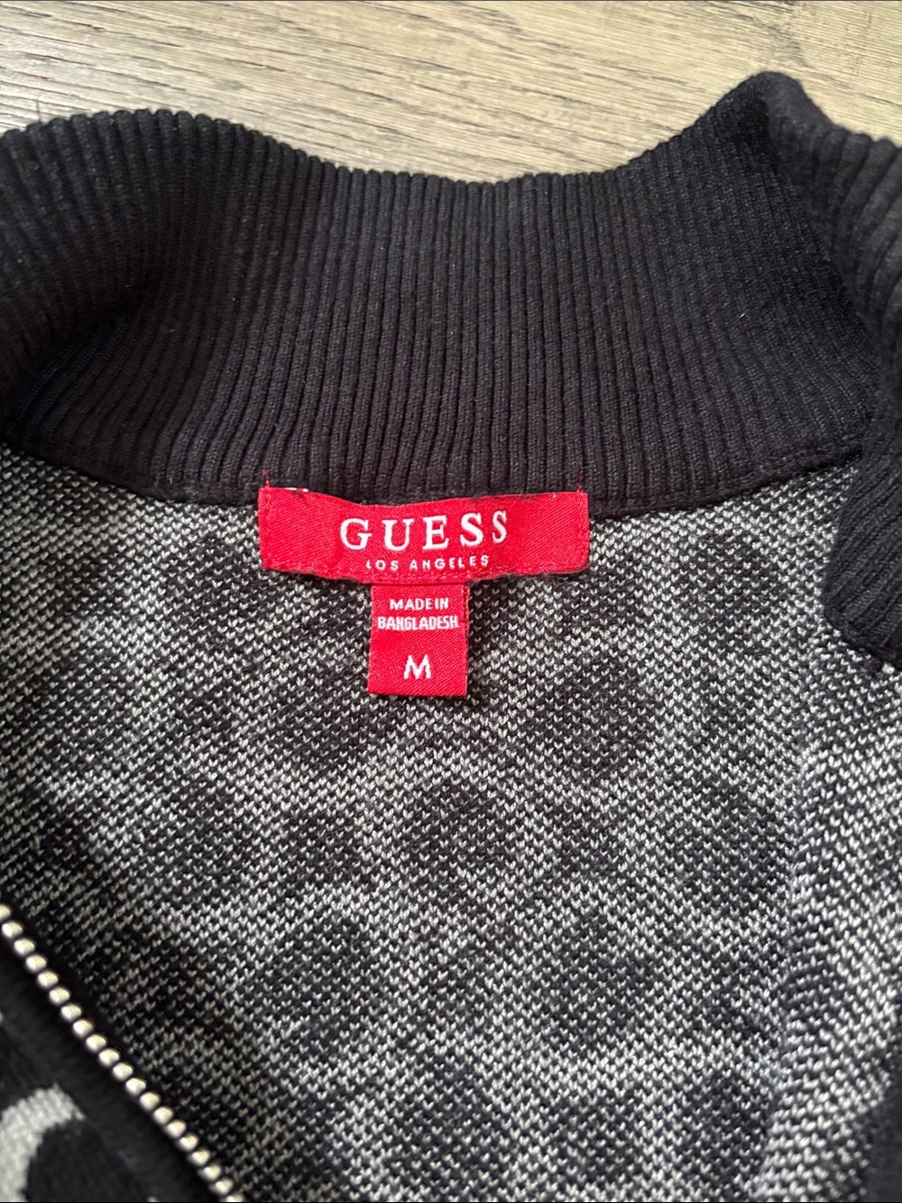 Guess | Eco Gianni Black and White Sleeveless Knit Logo Mini Dress Size Medium - Picture 10 of 14